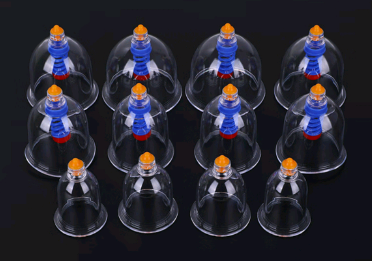 12-piece PS transparent vacuum cupping set