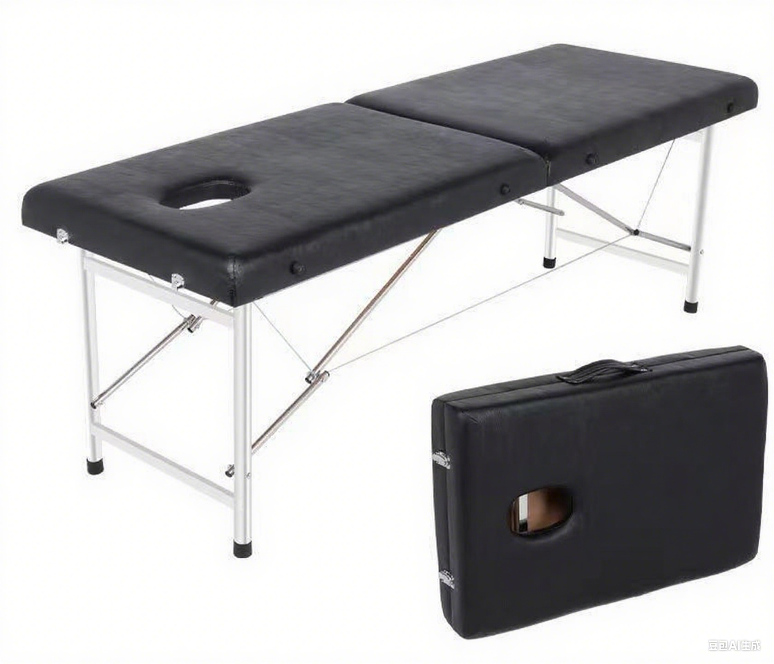 Adjustable Massage Table with Stainless Steel Legs
