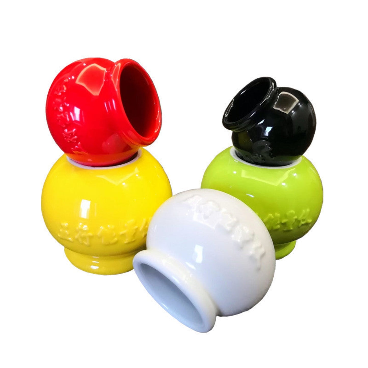 Ventosas de cerámica china tradicional 5 tazas