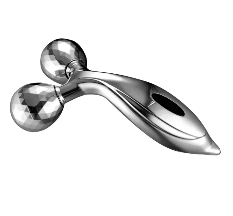 3D Roller Full Body Shape Micro-Current Neck Shoulder Massage with Solar Panel