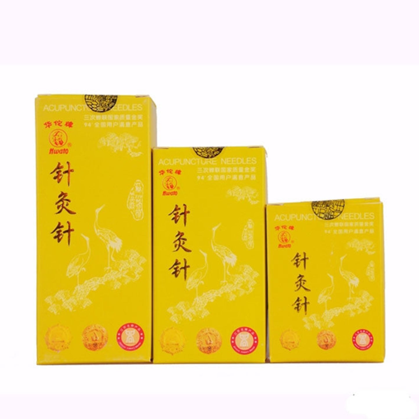 Agujas de acupuntura de plata Hwato