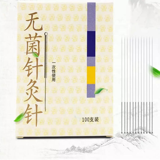 Agujas de acupuntura chapadas en oro Cloud Dragon