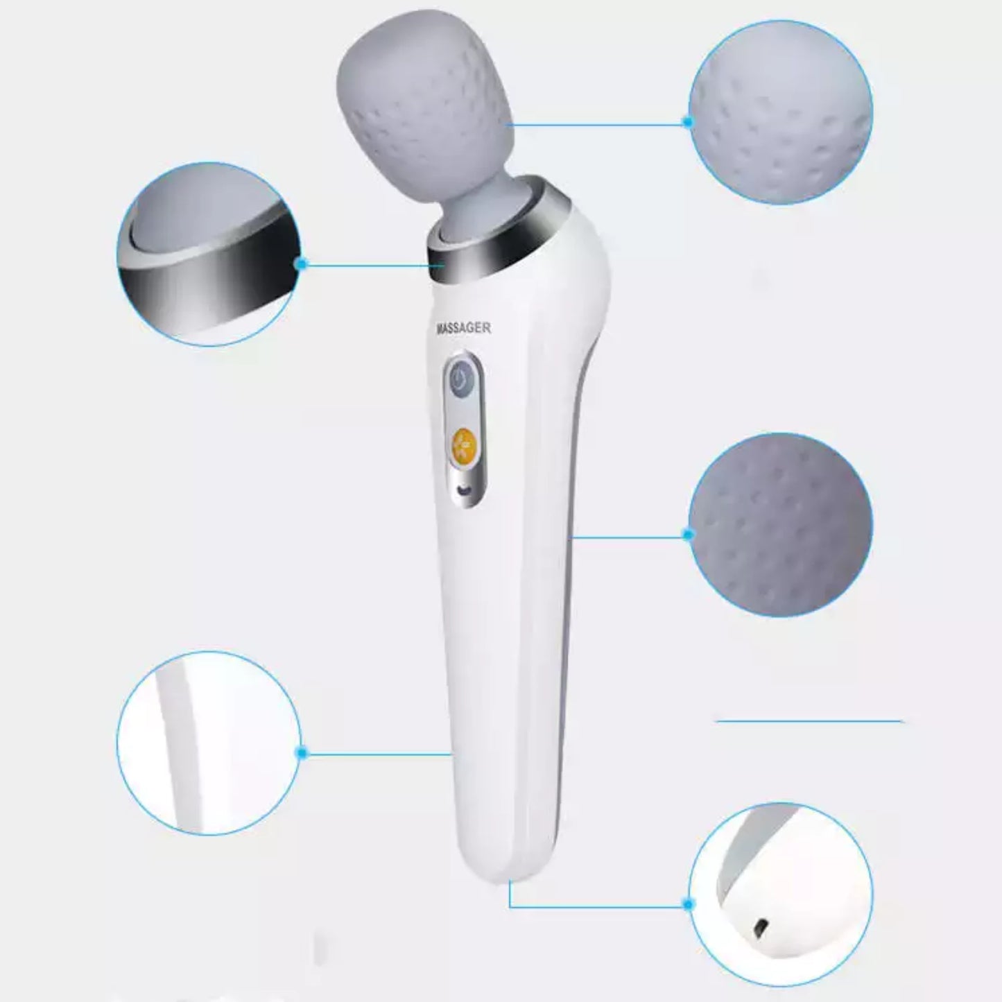 mini palo de masaje portátil multifunción