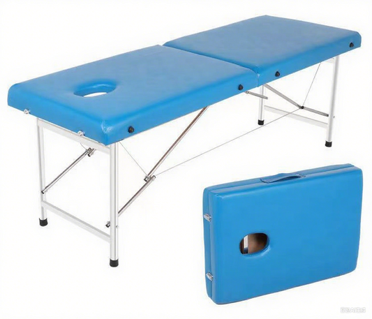 Adjustable Massage Table with Stainless Steel Legs