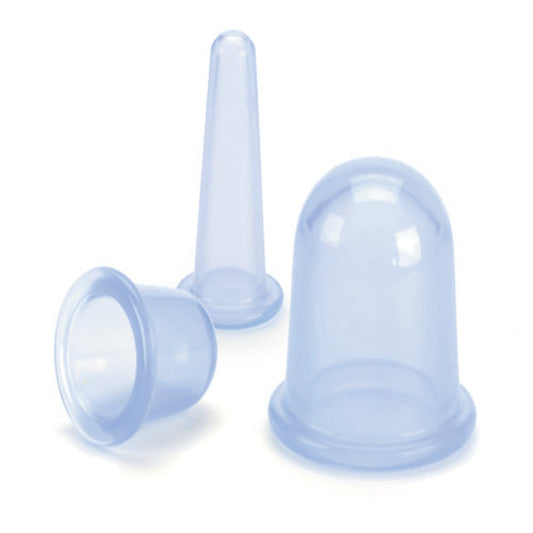 Ensemble de ventouses de massage facial en silicone 