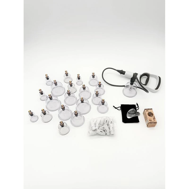 Jin Kang Traditional Biomagnetic Vacuum Cupping Therapy Set (20 Cups) high quality