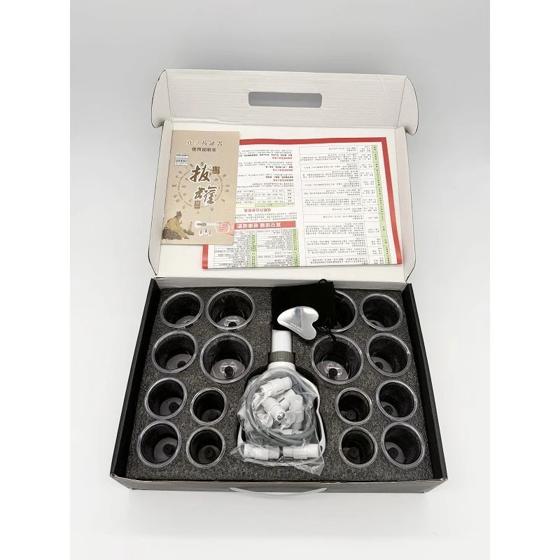 Jin Kang Traditional Biomagnetic Vacuum Cupping Therapy Set (20 Cups) factory