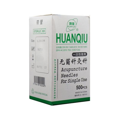Huanqiu Disposable Acupuncture 500 Pcs Needles