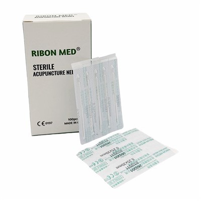 RIBON MED Silver Handle without Tube Acupuncture